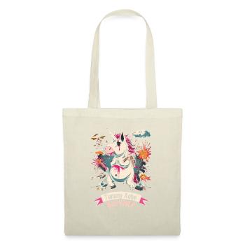 Drôle Licorne Mème Maux d’estomac - Sac en tissu - nature - Devant