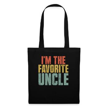 Best Uncle Proud Uncle Quote Humor - Tote Bag - black - Front