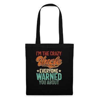 Best Uncle Proud Uncle Quote Humor - Tote Bag - black - Front