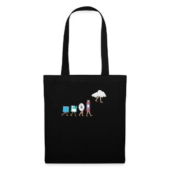 Programmeur, Codage informatique, Développeur de logiciels - Sac en tissu - noir - Devant