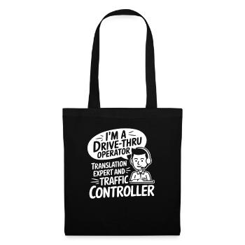 Drive Thru Operator Job Profession Fast Food - Tote Bag - black - Front