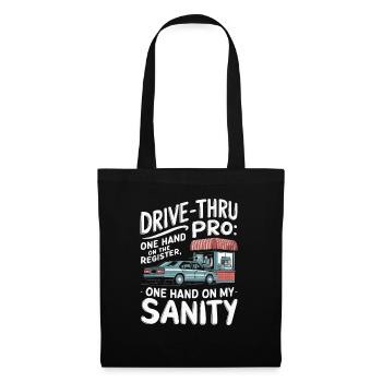 Drive Thru Operator Job Profession Fast Food - Tote Bag - black - Front