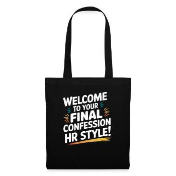 HR Manager Human Resource Employee Exit Interview - Tote Bag - black - Front