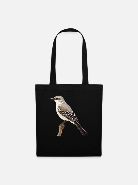 Spottdrosseln Spottdrossel - Stoffbeutel - Schwarz