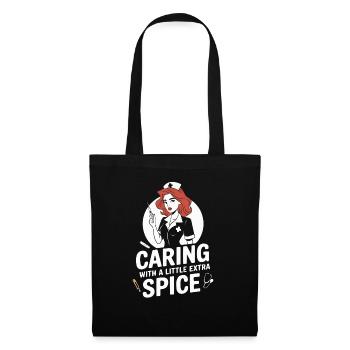 Readhead Nurse Hospital Red Hair RN Ginger Nursing - Tote Bag - black - Front