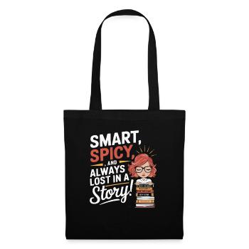 Redhead Bookworm Ginger Hair Reading Books - Tote Bag - black - Front