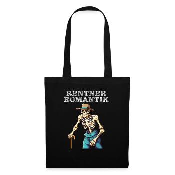 RENTNER ROMANTIK - Stoffbeutel - Schwarz - Vorne