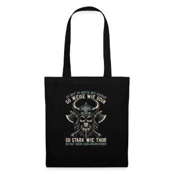 Viking Dad Father's Day Paternity Parent - Tote Bag - black - Front