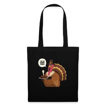 Maman Turquie Thanksgiving - Sac en tissu - noir - Devant