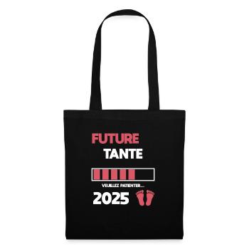 Aunt future 2025 pregnancy announcement - Tote Bag - black - Front