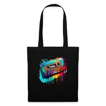 Music cassette - Tote Bag - black - Front