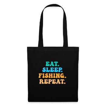 Eat. Sleep. Fishing - Tote Bag - black - Front