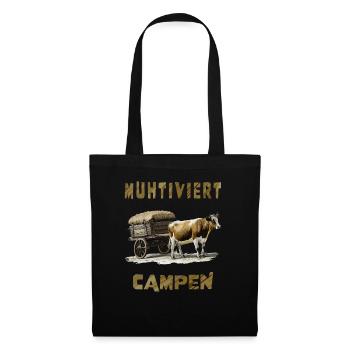 KUH WAGEN MUHTIVIERT CAMPEN - Stoffbeutel - Schwarz - Vorne