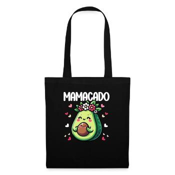 Mamacado Avocado Liebhaberin Muttertag - Stoffbeutel - Schwarz - Vorne