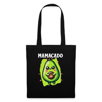 Mamacado Avocado Liebhaberin Muttertag - Stoffbeutel - Schwarz - Vorne