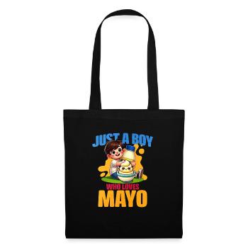 Mayonnaise - Stoffbeutel - Schwarz - Vorne