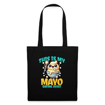 Mayonnaise - Stoffbeutel - Schwarz - Vorne