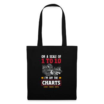 Chat Gras Gros Chat Humour Mème - Sac en tissu - noir - Devant
