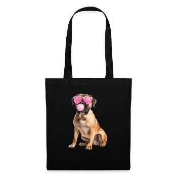 Bullmastiff - Stoffbeutel - Schwarz - Vorne