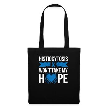 Histiocytosis Awareness Blood Disease Blue Ribbon - Tote Bag - black - Front