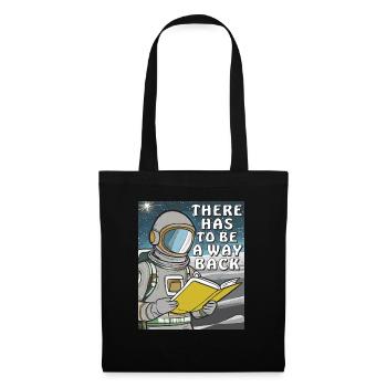 ASTRONAUT BUCH THERE HAS TO BE A WAY BACK - Stoffbeutel - Schwarz - Vorne