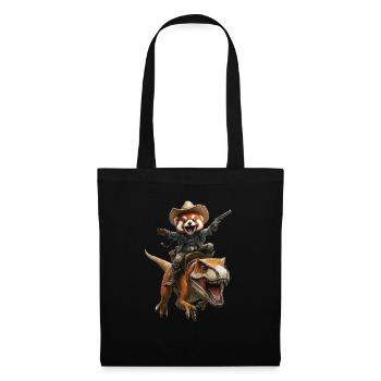 Roter Panda - Stoffbeutel - Schwarz - Vorne