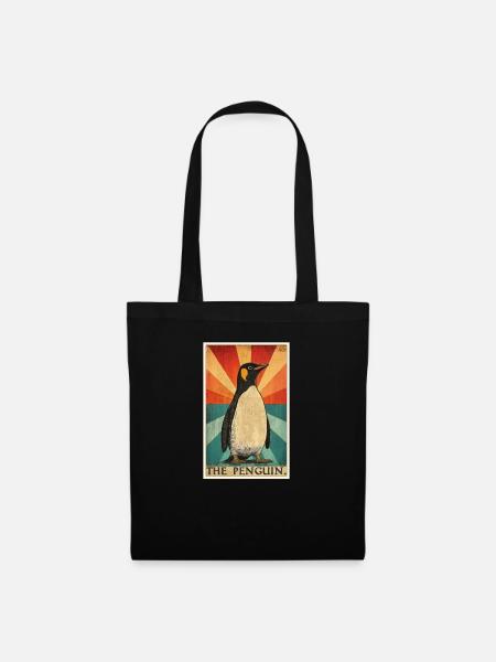 Pinguine Pinguin - Stoffbeutel - Schwarz