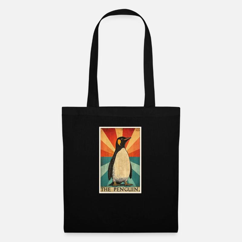 Pinguine Pinguin - Stoffbeutel - Schwarz