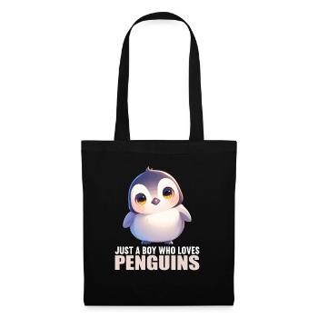 Pingouins Pingouin - Sac en tissu - noir - Devant