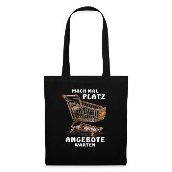 PANIER D’ACHAT MAKE WAY - Sac en tissu - noir - Devant