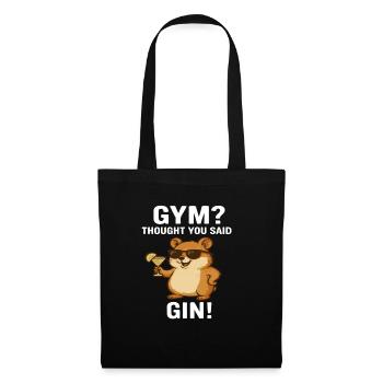 GIN Hamster - Tote Bag - black - Front