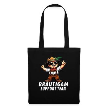 GROOM SUPPORT TEAM - Tote Bag - black - Front