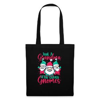 Garden Gnome Costume Grandmas Hang Out With Gnome - Stoffbeutel - Schwarz - Vorne
