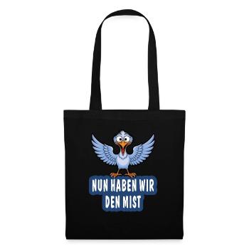 NOW WE HAVE THE CRAP - Tote Bag - black - Front