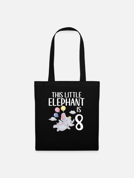 Elephant Lovers Gifts - Stoffbeutel - Schwarz