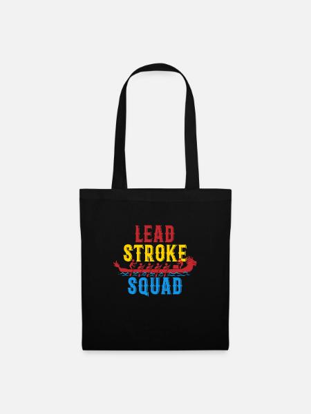 Drachenboot Drachenbootrennen Lead Stroke Squad - Stoffbeutel - Schwarz