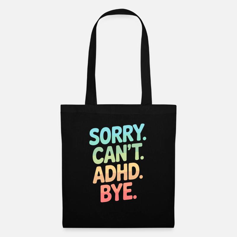 ADHD - Tote Bag - black