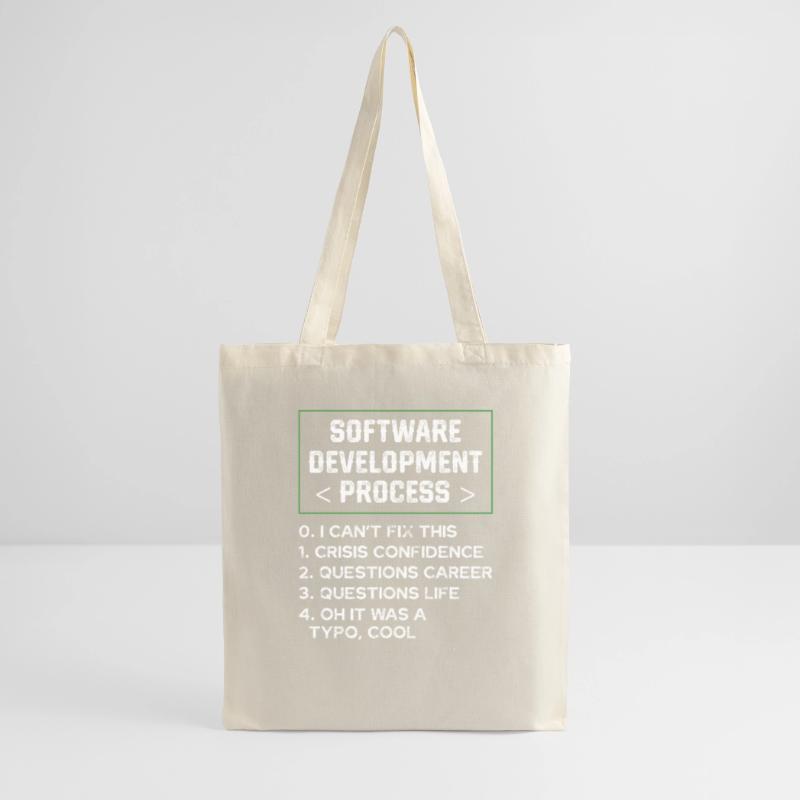 Software Development Process Humor Programmer Tote Bag