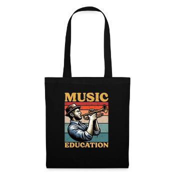Music Teacher Music Education Educator Musician - Tote Bag - black - Front