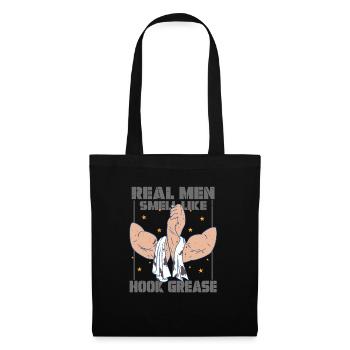 Docker Real Men Smell Like Hook Greash - Tote Bag - black - Front
