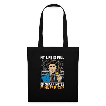 Music Teacher My Life Is Full Of Classical Music - Tote Bag - black - Front