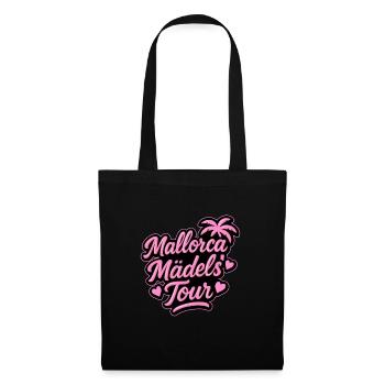 Mallorca Mädels Tour - Stoffbeutel - Schwarz - Vorne