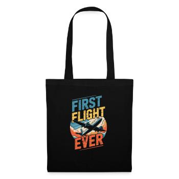 First time flying Travel Memory Sky - Tote Bag - black - Front