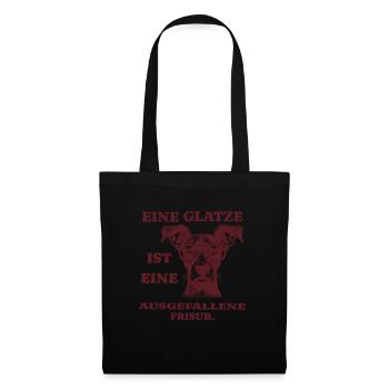 Baldness is an unusual hairstyle - Tote Bag - black - Front