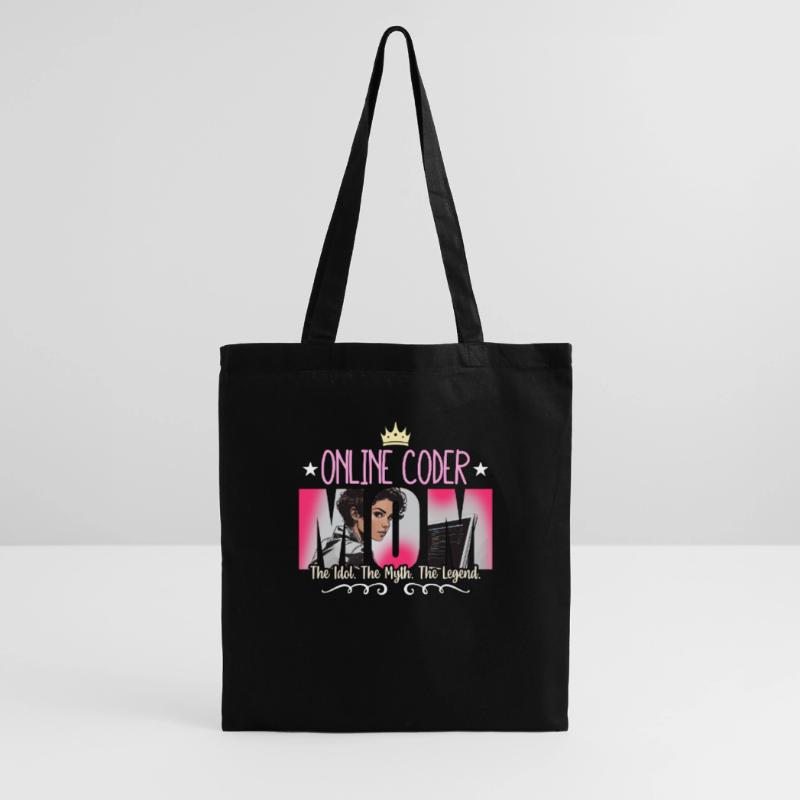 Online Coder Mom The Idol The Myth Web Developer Stoffbeutel