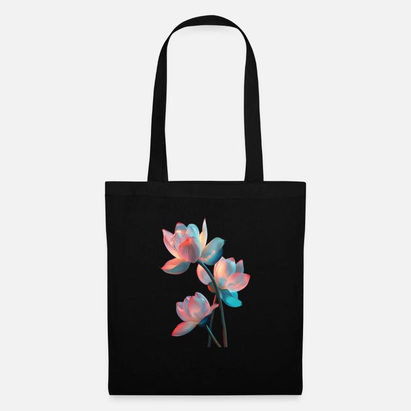 Lotus - Stoffbeutel - Schwarz