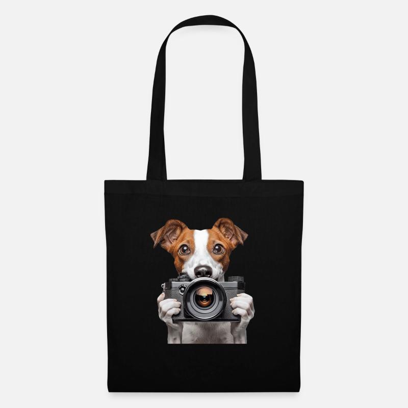 Basenji - Stoffbeutel - Schwarz