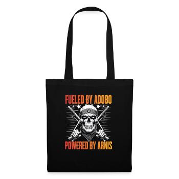 Escrima Fueled By Adobo Powered By Arnis - Tote Bag - black - Front