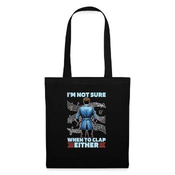 Music Director I'm Not Sure When To Loves Music - Tote Bag - black - Front