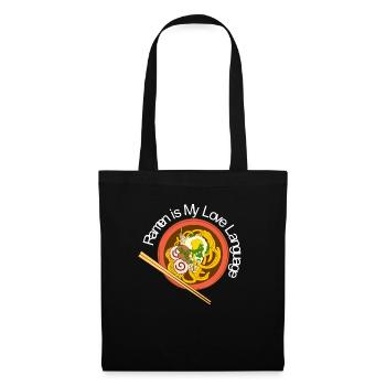 Ramen is My Love Language Noodle Bowl - Tote Bag - black - Front